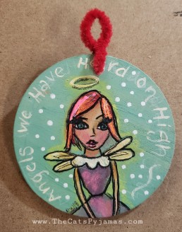 Red Headed Angel Ornament