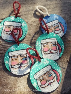 Santa Mug Ornaments