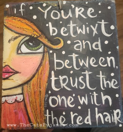 Trust the redhead