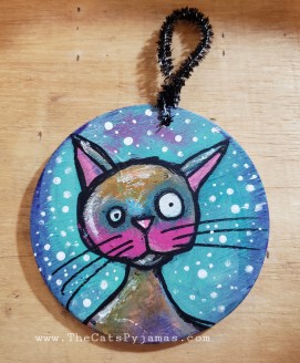 Marty the Cat ornament