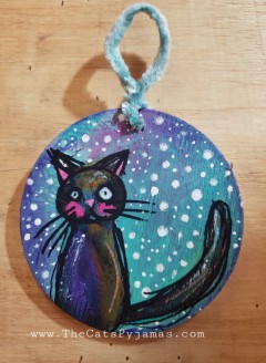 Clarence the Cat ornament