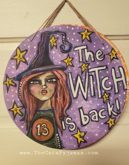 Witch is Back Door Hanger Witch is Back Door Hanger