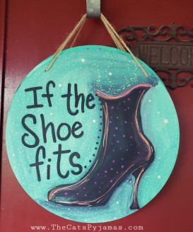 Witch Boot Door Hanger Witch Boot Door Hanger