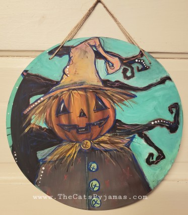 Scarecrow Door Hanger