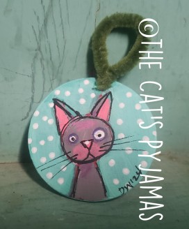 Gray Kitty Ornament