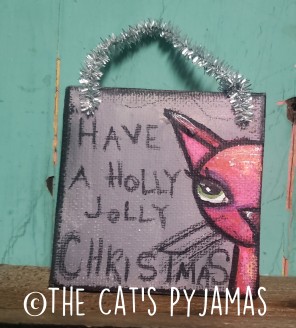 Holly Jolly Christmas ornament