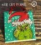 Square Grinch ornaments