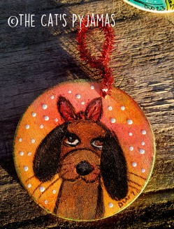 Bella the Dog ornament