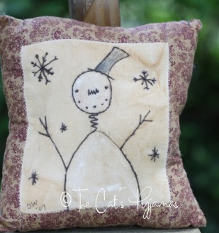 Snowman Pillow