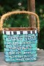 Painted Halloween Basket Purse