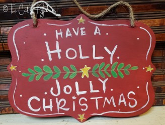 Holly Jolly Sign