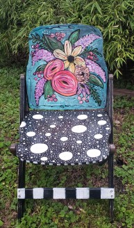 Floral Folding Chair Floral Folding Chair