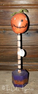 Pumpkin on a stand