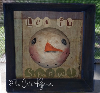 Snowman Shadowbox