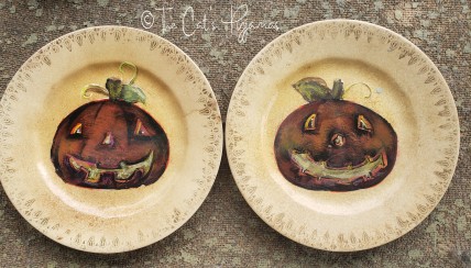 Jack-o-Lantern Plates