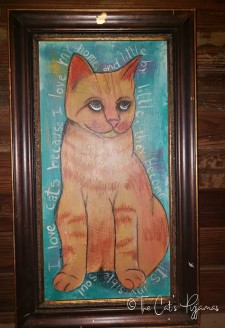 Tabby Cat art Tabby Cat art