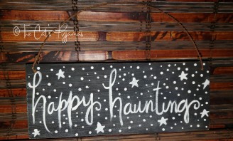 Happy Haunting Sign Happy Haunting Sign
