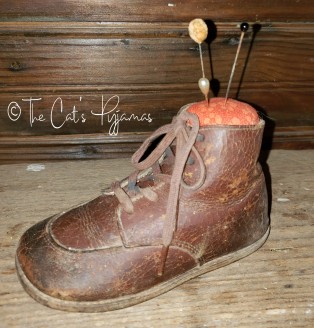 Old Brown Shoe Pincushion