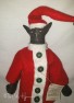 Black Santa Cat