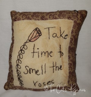 Smell the Roses pillow