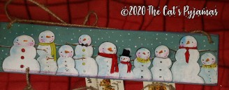 Snowman Gathering sign