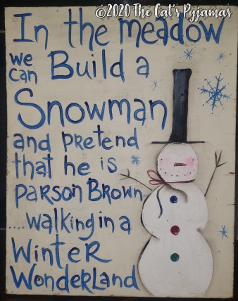 Build a Snowman Sign