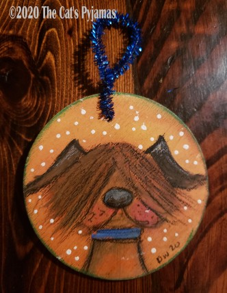 Teddy the Dog ornament