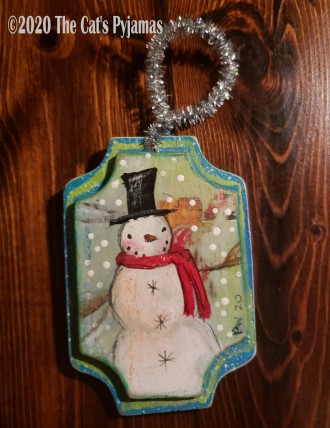 Sam the Snowman ornament
