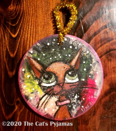Jasmine the Cat ornament