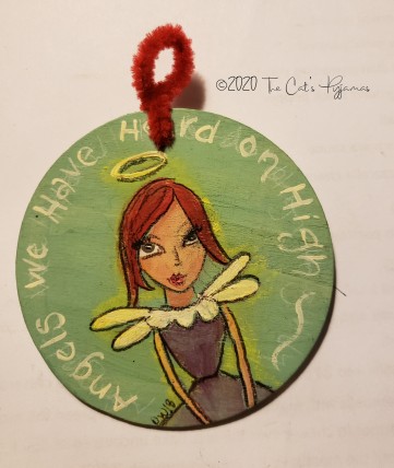 Red Headed Angel Ornament