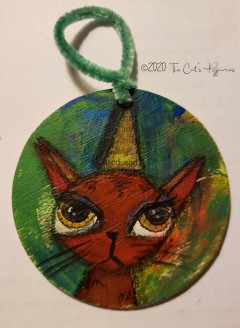 Party Kitty ornament