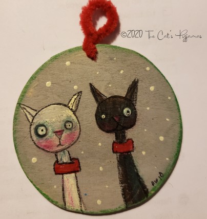 Cat Buddies ornament