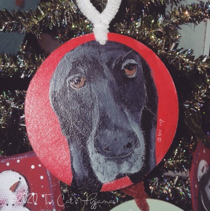 Custom Order Black Lab ornament