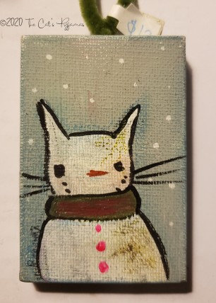SnowCat ornament