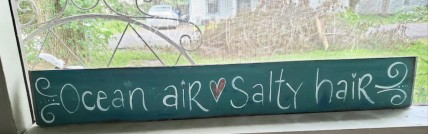 Ocean Air, Salty Hair sign