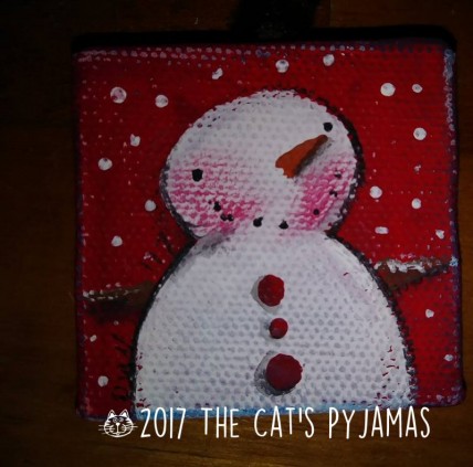 Snowman ornament 025